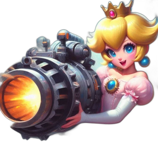 weapon, crown, robot, staff transparent PNG cut-out