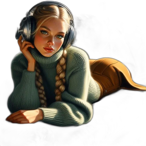 jacket, face, creature, staff transparent PNG cut-out