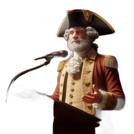 staff, hat, face, 3d render transparent PNG cut-out