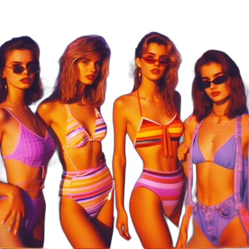 vaporwave, cyberpunk, concept art, 3d render transparent PNG cut-out