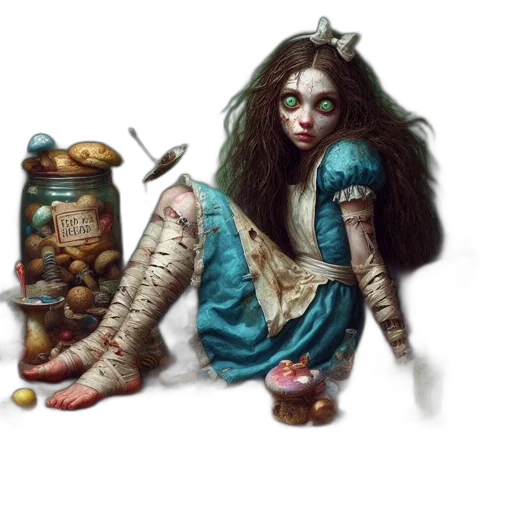 creature, dress, fantasy art, concept art transparent PNG cut-out
