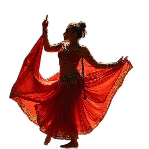 dress, staff, red, book transparent PNG cut-out