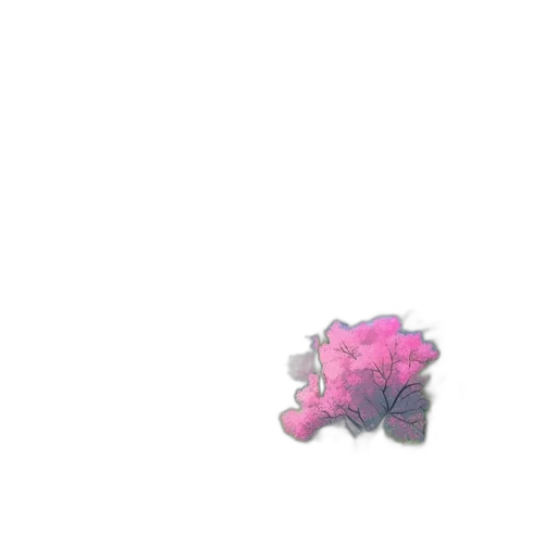 flower, weapon, creature, hair transparent PNG cut-out