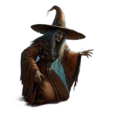 hat, staff, creature, mask transparent PNG cut-out