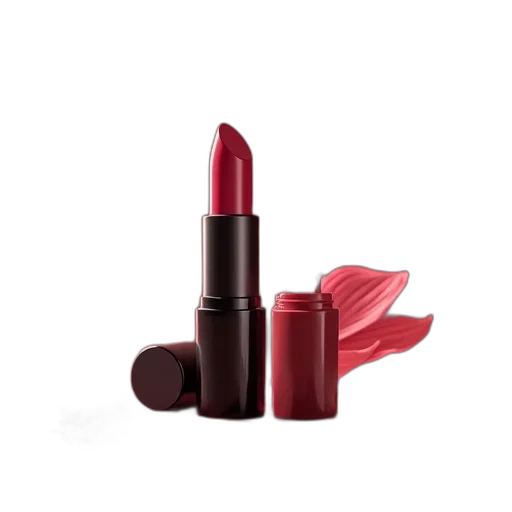 red, matte, palette, one transparent PNG cut-out