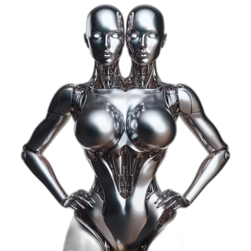 robot, jewelry, dress, mask transparent PNG cut-out