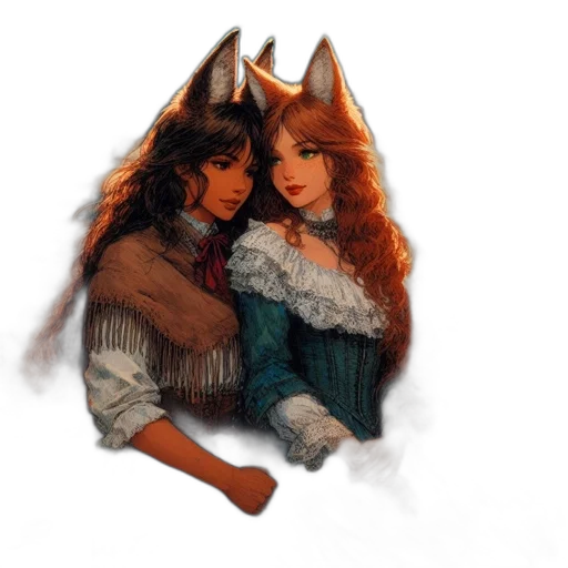 fantasy art, pixel art, watercolor, concept art transparent PNG cut-out