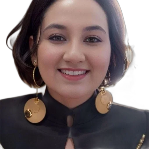 face, jewelry, staff, jacket transparent PNG cut-out