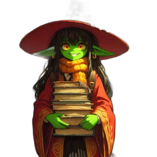 staff, dragon, mask, hat transparent PNG cut-out