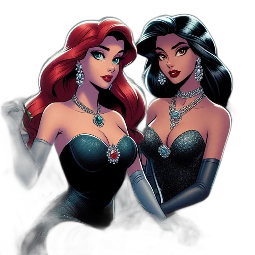 jewelry, comic book art, concept art, fantasy art transparent PNG cut-out