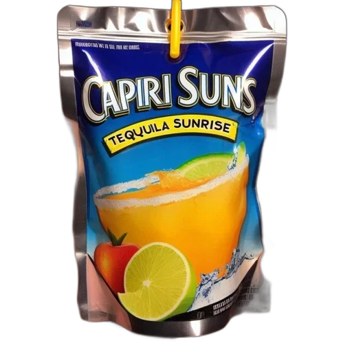 food, bottle, weapon, vaporwave transparent PNG cut-out