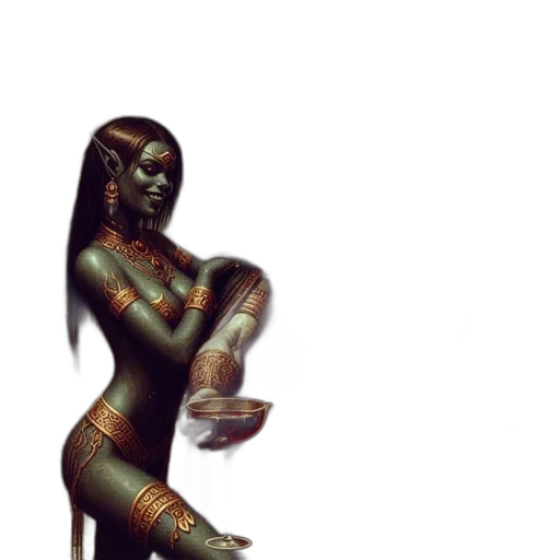 jewelry, robot, staff, dress transparent PNG cut-out