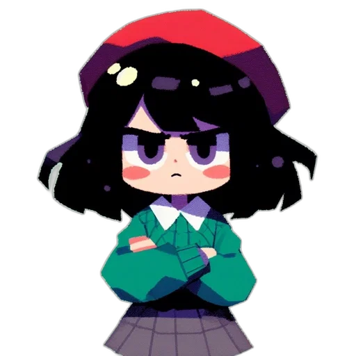 hat, jacket, staff, creature transparent PNG cut-out