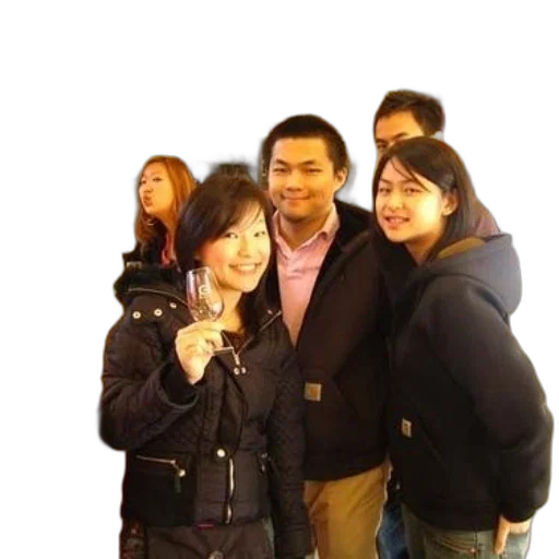 staff, jacket, face, bottle transparent PNG cut-out