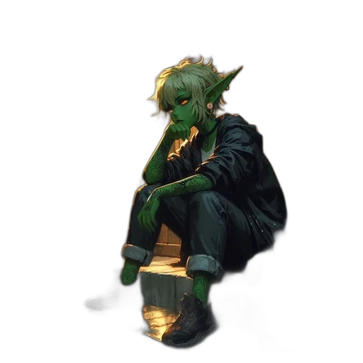 staff, mask, creature, crown transparent PNG cut-out