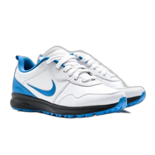 shoes, blue, pair, white transparent PNG cut-out