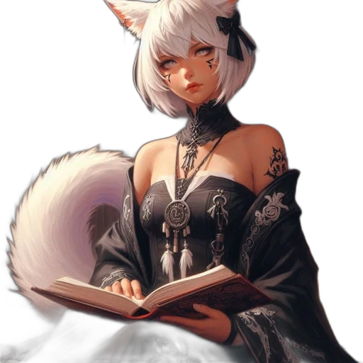 staff, dress, animal, mask transparent PNG cut-out