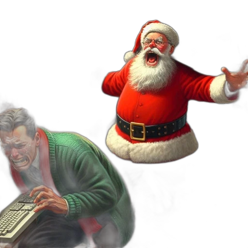 concept art, 3d render, during, christmas transparent PNG cut-out