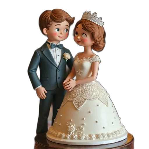 crown, dress, jewelry, 3d render transparent PNG cut-out