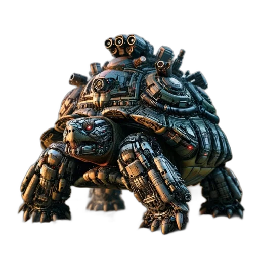 robot, creature, animal, weapon transparent PNG cut-out