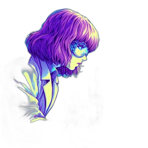 hair, mask, creature, robot transparent PNG cut-out