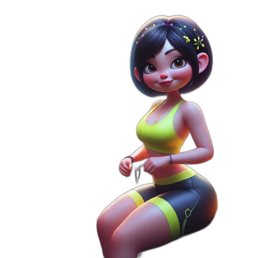 dress, robot, 3d render, concept art transparent PNG cut-out