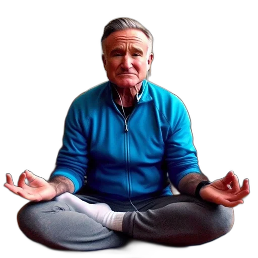 elderly, man, athletic, wear transparent PNG cut-out