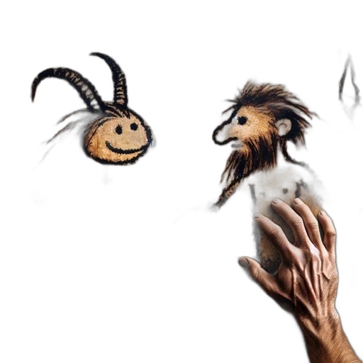 hair, creature, animal, mask transparent PNG cut-out