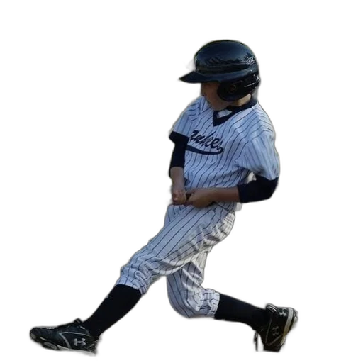 photorealistic, young, baseball, player transparent PNG cut-out