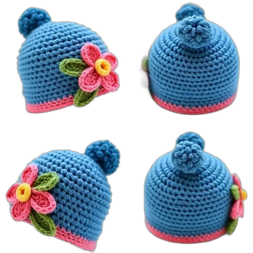 hat, crown, blue, collection transparent PNG cut-out