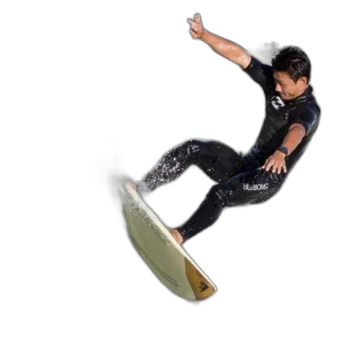 hair, photorealistic, 3d render, surfer transparent PNG cut-out