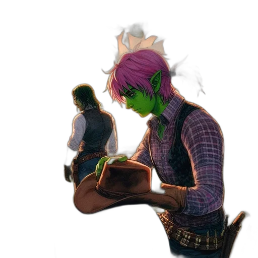 mask, jacket, staff, face transparent PNG cut-out
