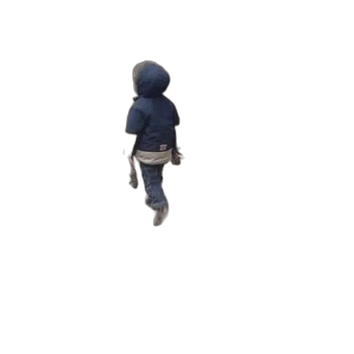 robot, creature, jacket, staff transparent PNG cut-out