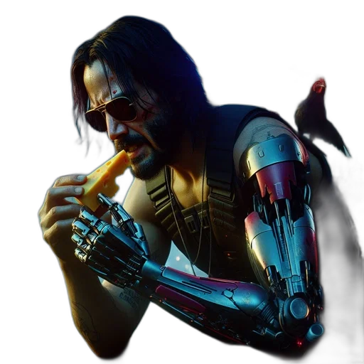 weapon, robot, sword, concept art transparent PNG cut-out
