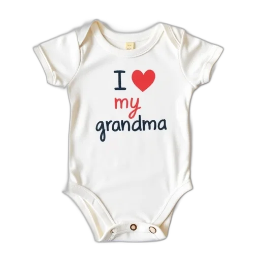 white, onesie, colorful, love transparent PNG cut-out