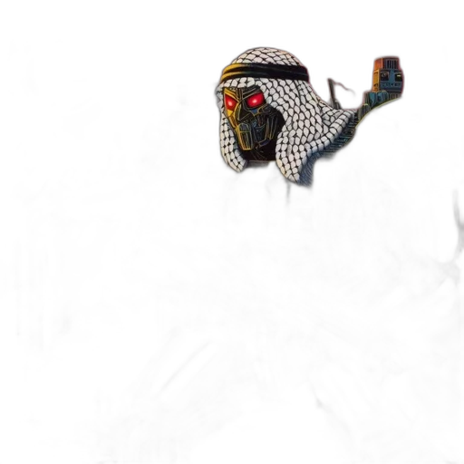 robot, hat, mask, shoes transparent PNG cut-out