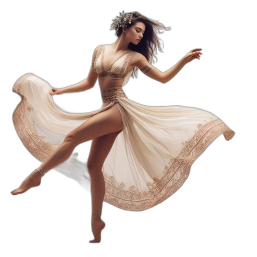 dress, photorealistic, fantasy art, concept art transparent PNG cut-out