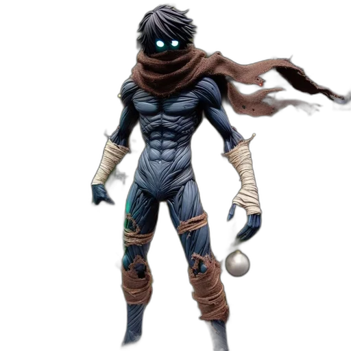 mask, staff, creature, concept art transparent PNG cut-out