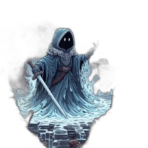 sword, mask, staff, creature transparent PNG cut-out