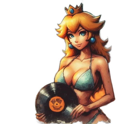 crown, dress, concept art, pixel art transparent PNG cut-out