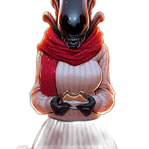 mask, staff, dragon, robot transparent PNG cut-out