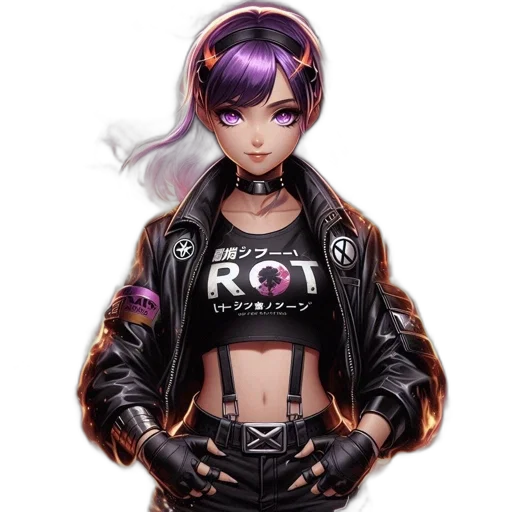 jacket, robot, cyberpunk, concept art transparent PNG cut-out