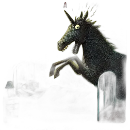 dragon, creature, animal, staff transparent PNG cut-out