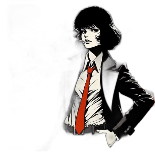 jacket, staff, face, robot transparent PNG cut-out