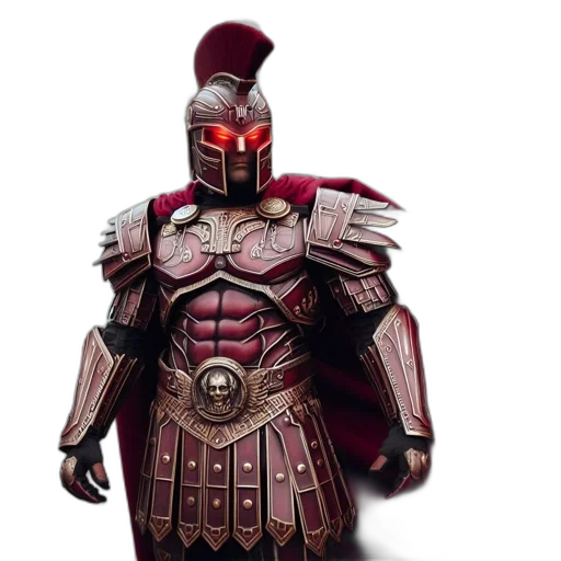 robot, mask, concept art, 3d render transparent PNG cut-out