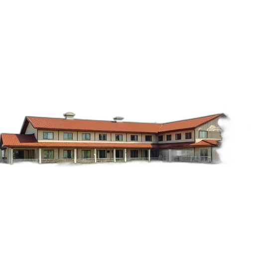 building, staff, 3d render, photorealistic transparent PNG cut-out