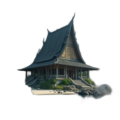 building, staff, hat, dragon transparent PNG cut-out