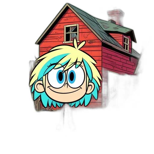 building, face, cartoon, concept art transparent PNG cut-out
