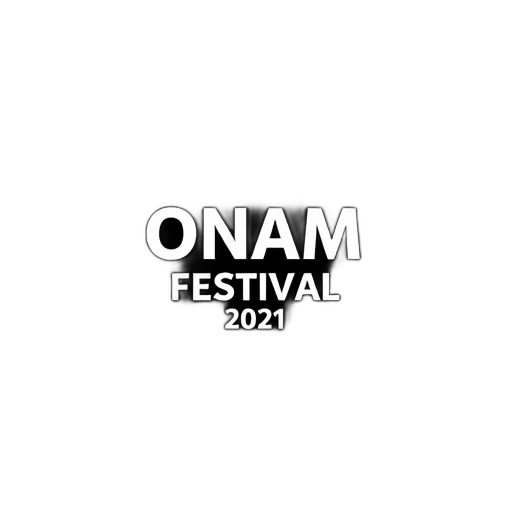 black, background, text, onam transparent PNG cut-out
