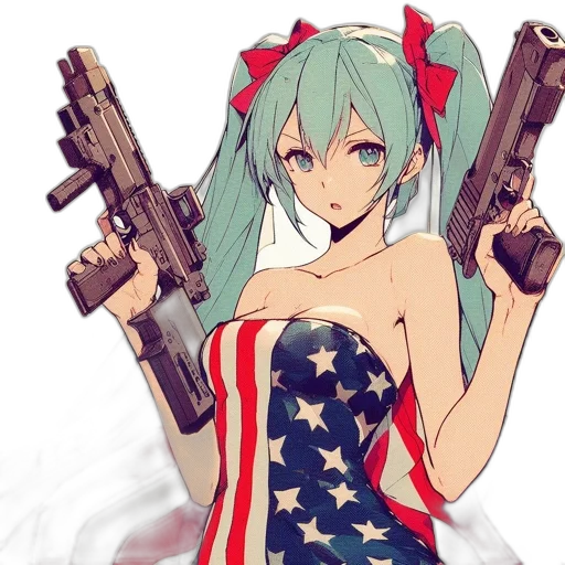 weapon, dress, staff, anime transparent PNG cut-out
